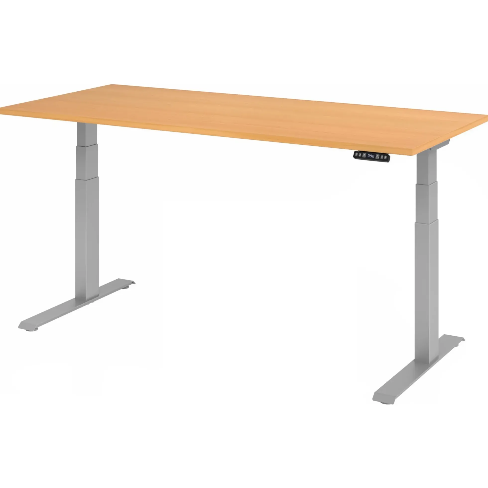 XDKB 19 S | Schreibtisch 180 x 80 elektrisch höhenverstellbar Buche