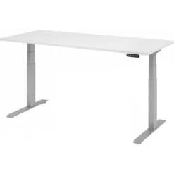 XDKB 19 S | Schreibtisch 180 x 80 elektrisch höhenverstellbar Weiß