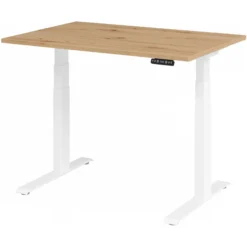 XDKB 12 W | Schreibtisch 120 x 80 elektrisch höhenverstellbar Asteiche