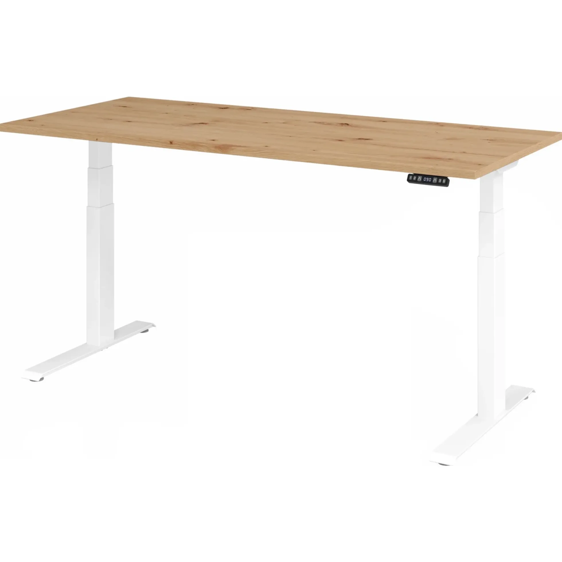 XDKB 19 W | Schreibtisch 180 x 80 elektrisch höhenverstellbar Asteiche