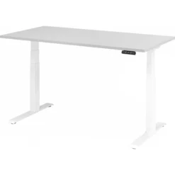 XDKB 16 W | Schreibtisch 160 x 80 elektrisch höhenverstellbar Grau