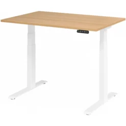 XDKB 12 W | Schreibtisch 120 x 80 elektrisch höhenverstellbar Eiche