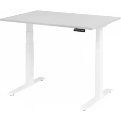 XDKB 12 W | Schreibtisch 120 x 80 elektrisch höhenverstellbar Grau