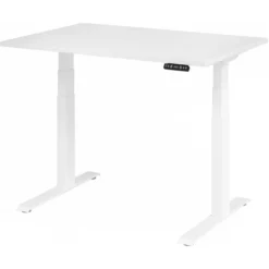 XDKB 12 W | Schreibtisch 120 x 80 elektrisch höhenverstellbar Weiß