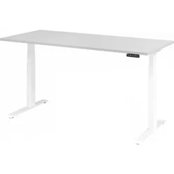 XDKB 19 W | Schreibtisch 180 x 80 elektrisch höhenverstellbar Grau