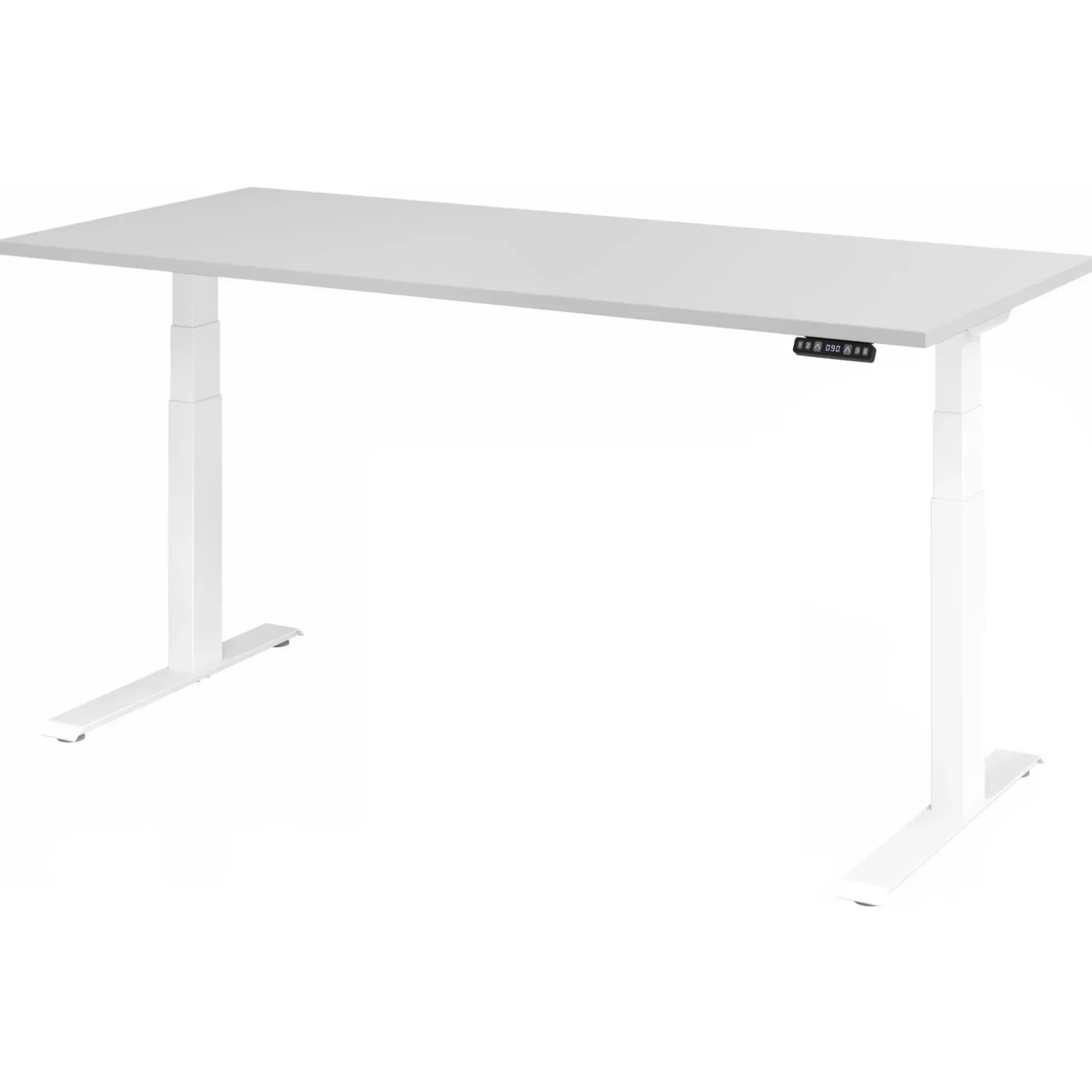 XDKB 19 W | Schreibtisch 180 x 80 elektrisch höhenverstellbar Grau