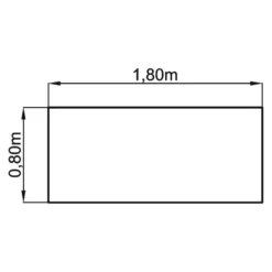 XDKB 19 W | Schreibtisch 180 x 80 elektrisch höhenverstellbar Nussbaum