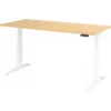 XDKB 19 W | Schreibtisch 180 x 80 elektrisch höhenverstellbar Ahorn