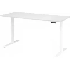 XDKB 19 W | Schreibtisch 180 x 80 elektrisch höhenverstellbar Weiß
