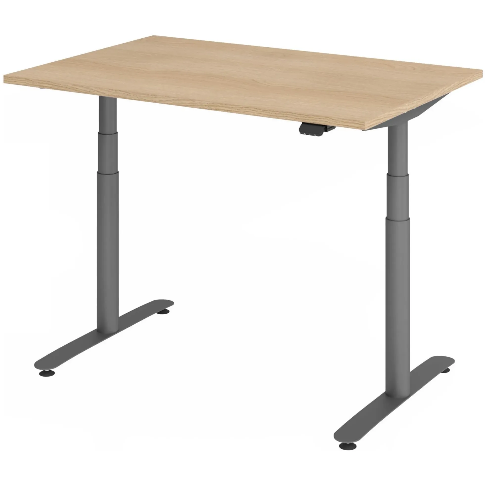XDLR 12 G | Schreibtisch 120 x 80 elektrisch höhenverstellbar Eiche