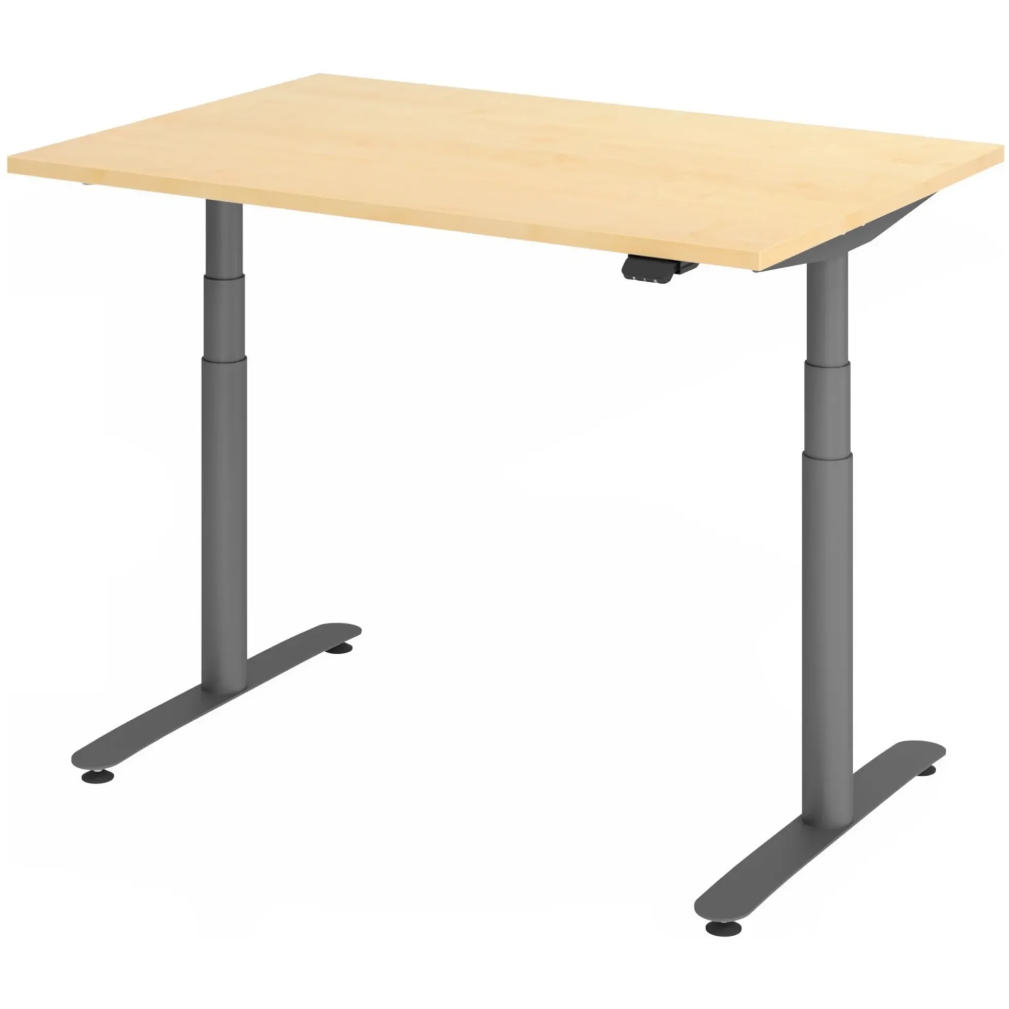 XDLR 12 G | Schreibtisch 120 x 80 elektrisch höhenverstellbar Ahorn