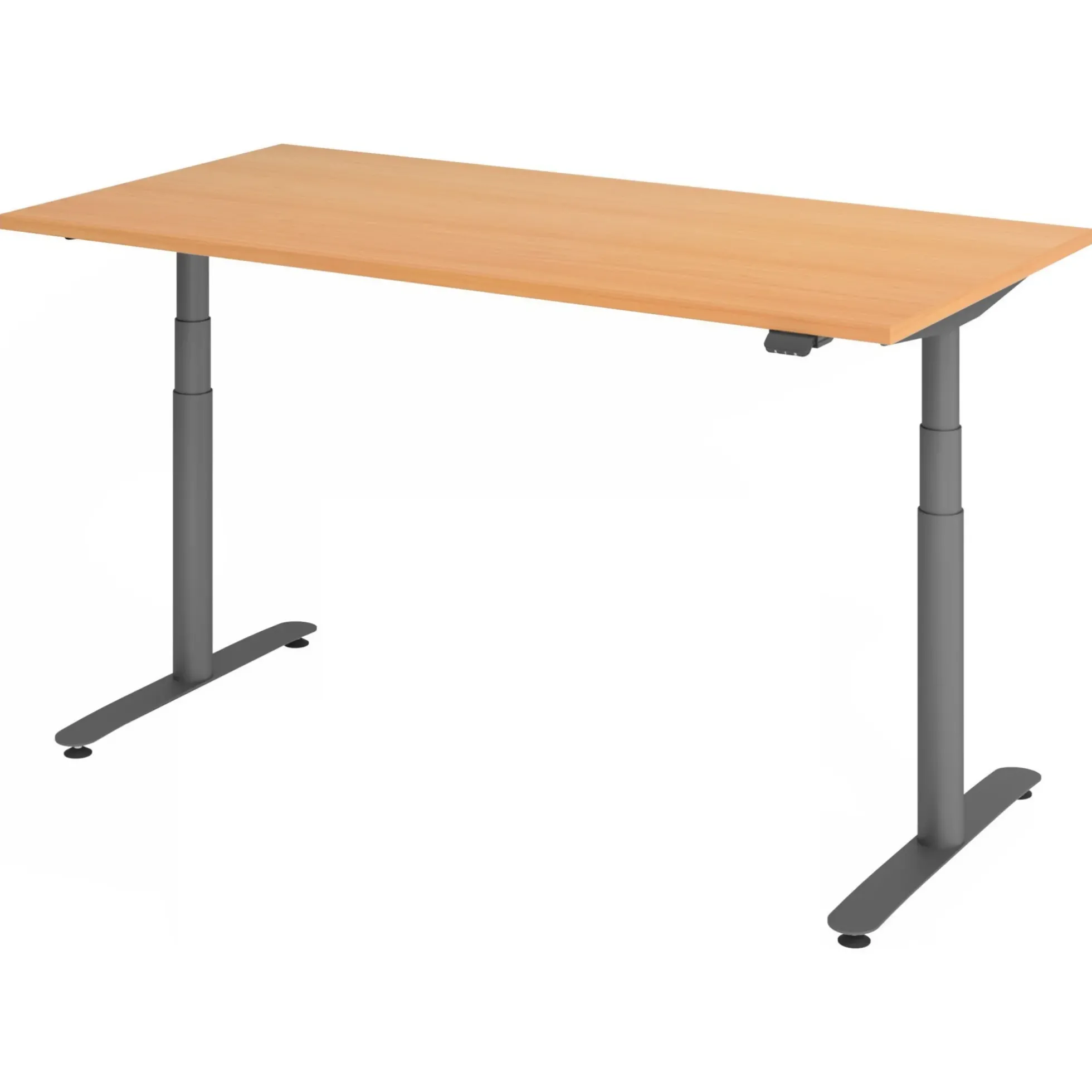 XDLR 16 G | Schreibtisch 160 x 80 elektrisch höhenverstellbar Buche