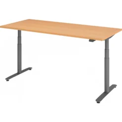 XDLR 19 G | Schreibtisch 180 x 80 elektrisch höhenverstellbar Buche