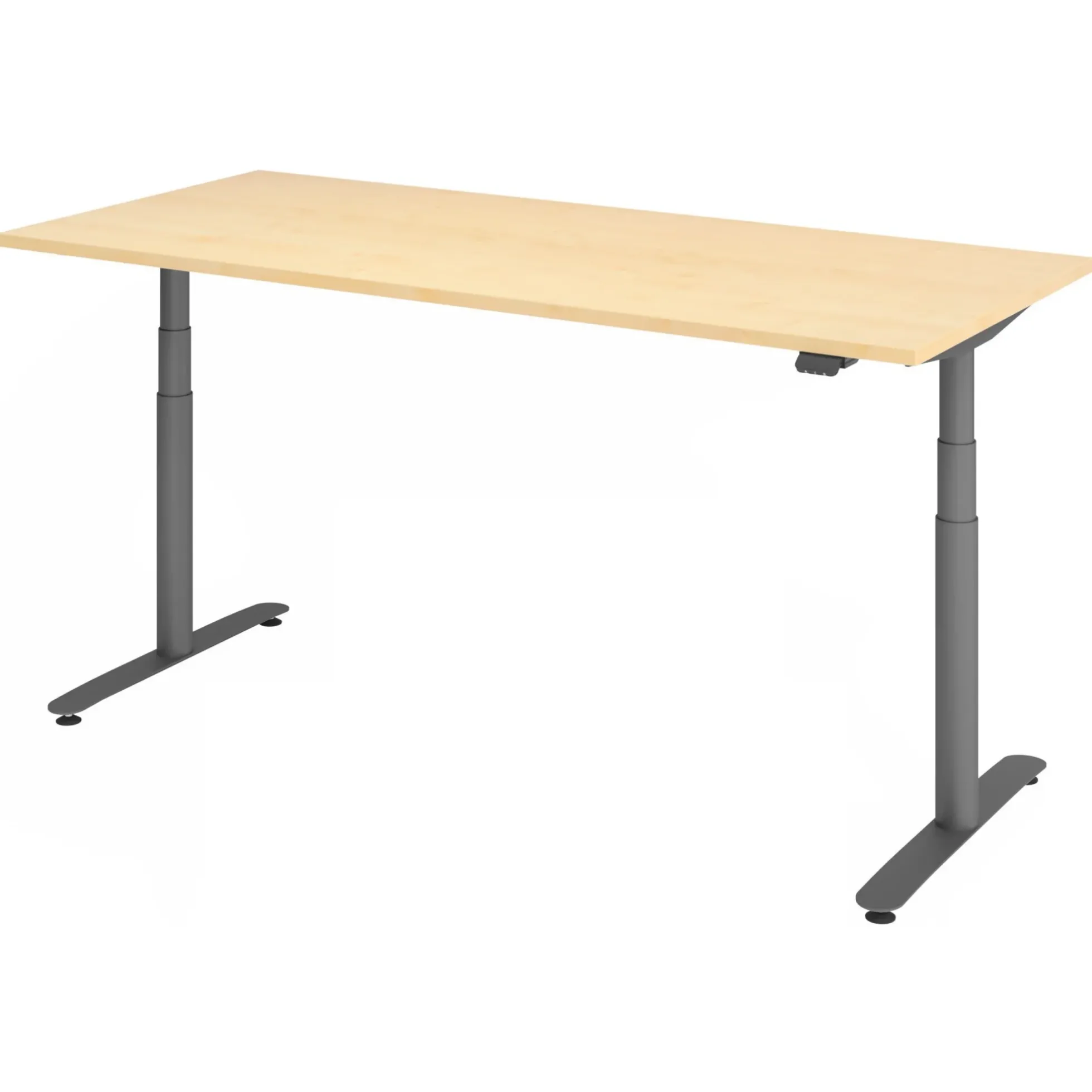 XDLR 19 G | Schreibtisch 180 x 80 elektrisch höhenverstellbar Ahorn