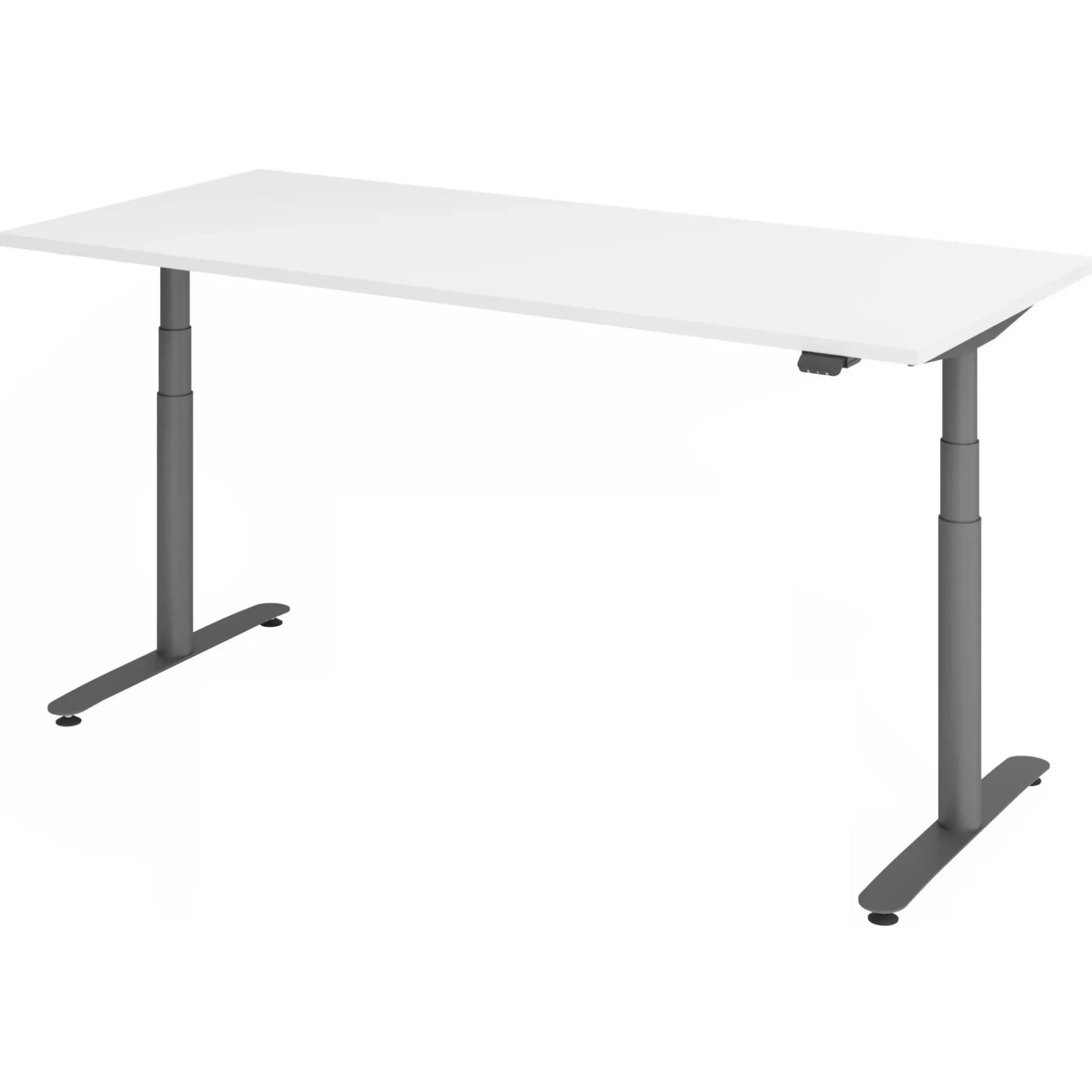 XDLR 19 G | Schreibtisch 180 x 80 elektrisch höhenverstellbar Weiß