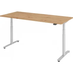 XDLR 19 S | Schreibtisch 180 x 80 elektrisch höhenverstellbar Asteiche
