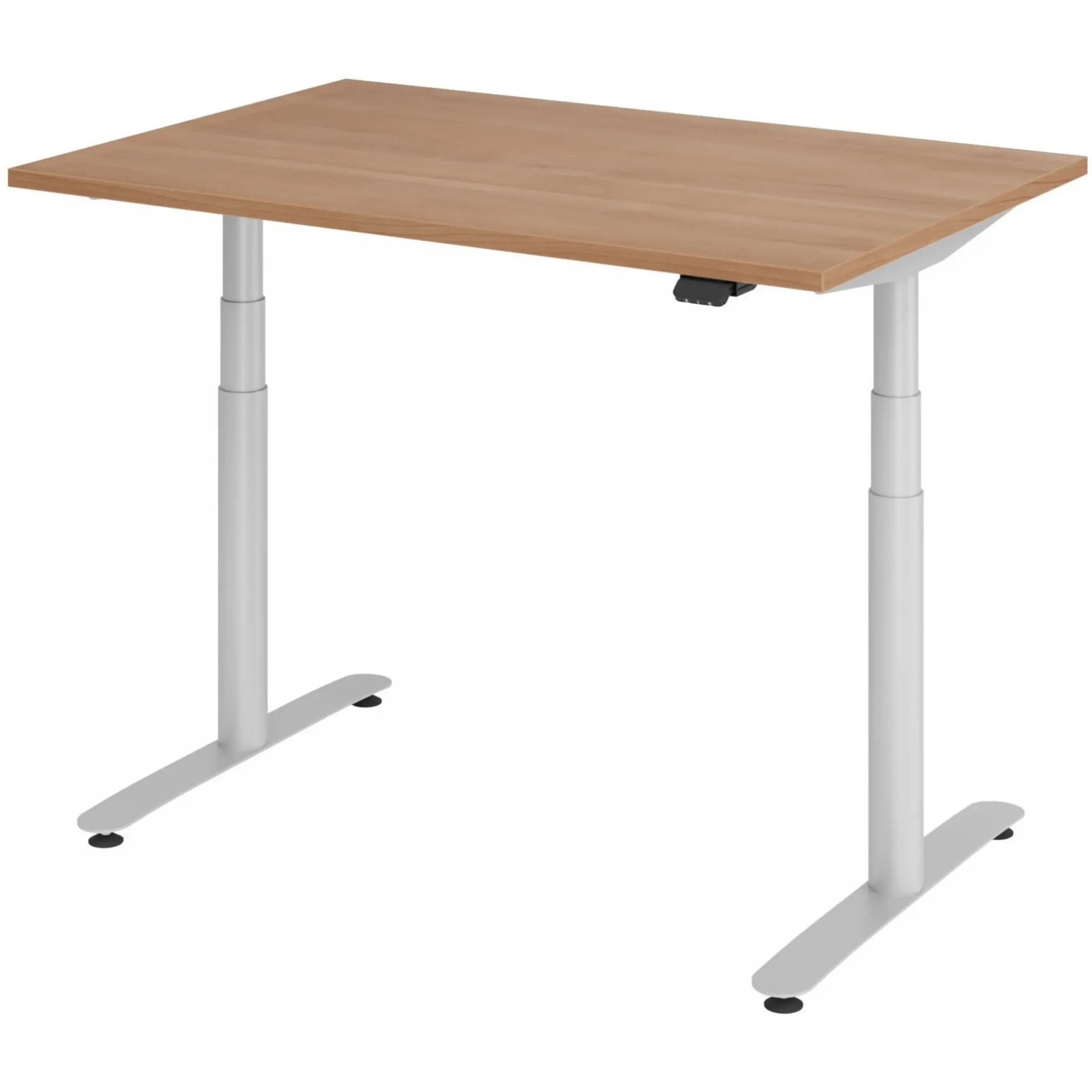 XDLR 12 S | Schreibtisch 120 x 80 elektrisch höhenverstellbar Nussbaum