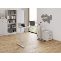 XDLR 19 S | Schreibtisch 180 x 80 elektrisch höhenverstellbar Grau