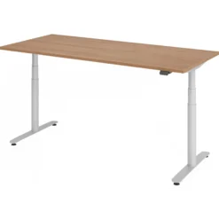 XDLR 19 S | Schreibtisch 180 x 80 elektrisch höhenverstellbar Nussbaum