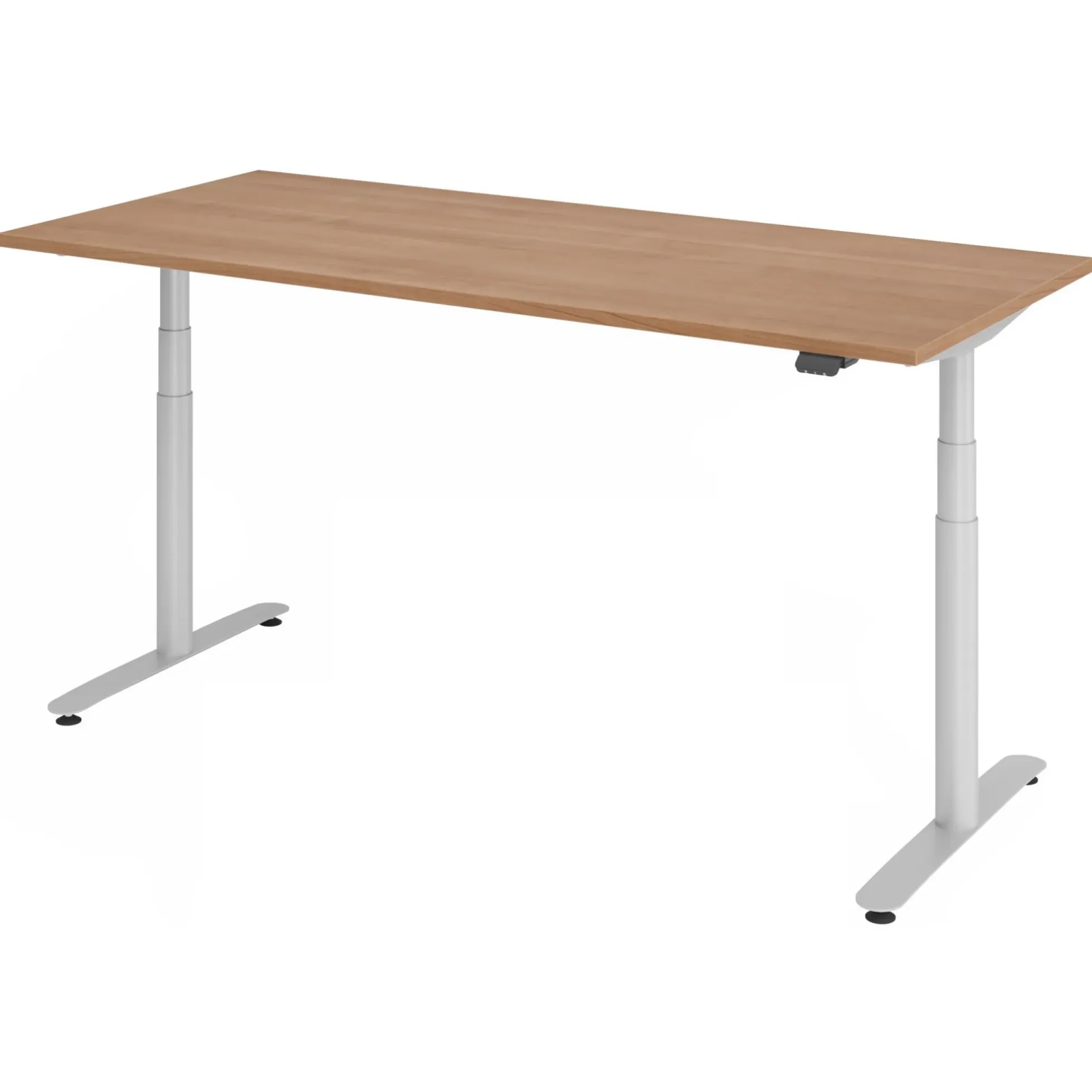 XDLR 19 S | Schreibtisch 180 x 80 elektrisch höhenverstellbar Nussbaum