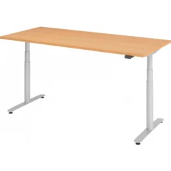 XDLR 19 S | Schreibtisch 180 x 80 elektrisch höhenverstellbar Buche