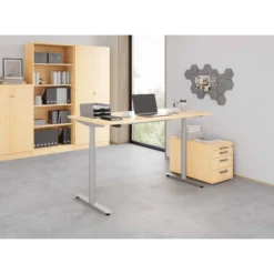 XDLR 19 S | Schreibtisch 180 x 80 elektrisch höhenverstellbar Ahorn