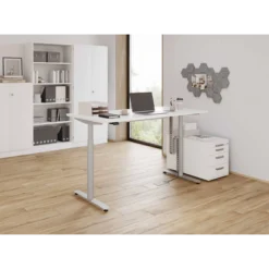 XDLR 19 S | Schreibtisch 180 x 80 elektrisch höhenverstellbar Weiß