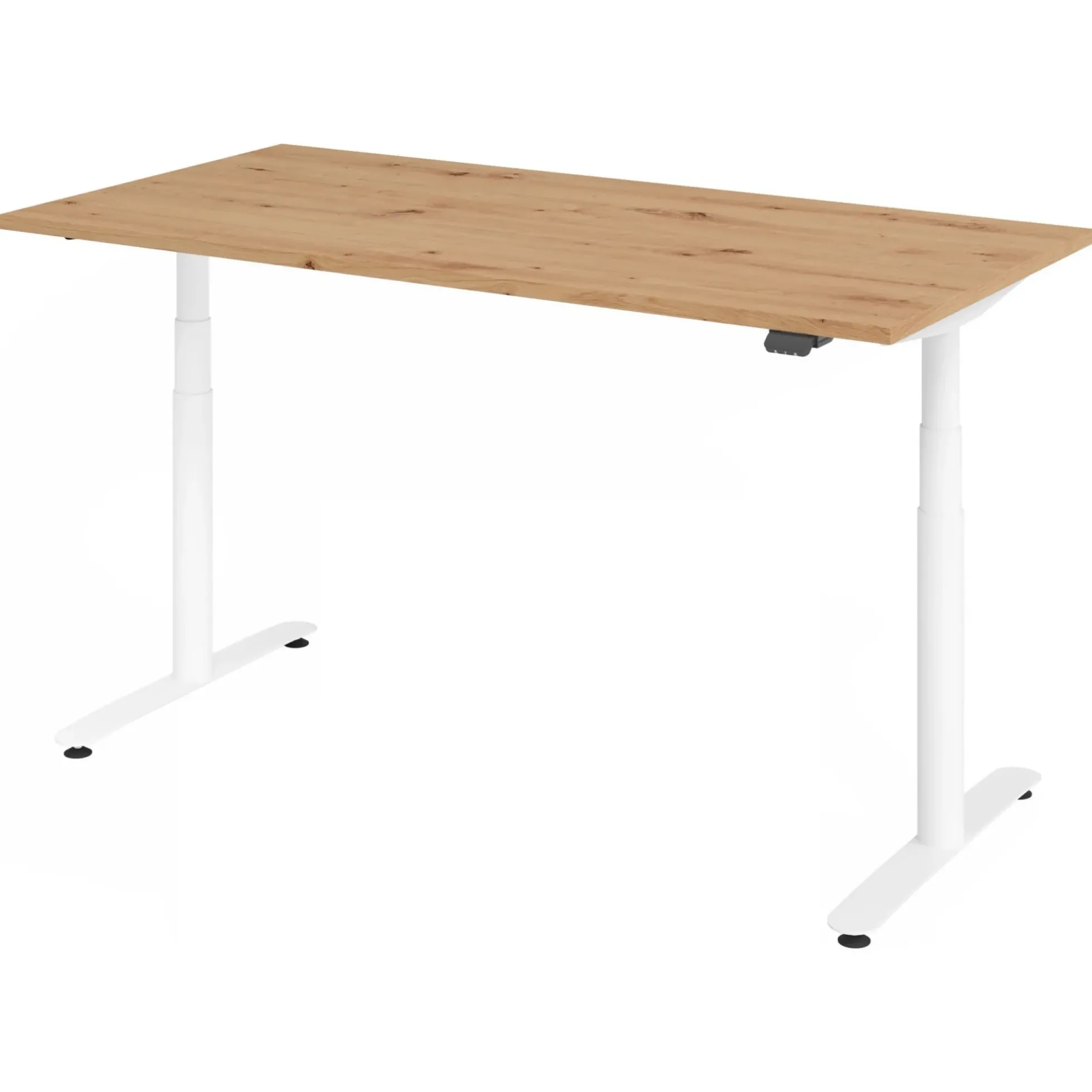 XDLR 16 W | Schreibtisch 160 x 80 elektrisch höhenverstellbar Asteiche