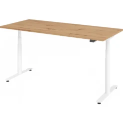XDLR 19 W | Schreibtisch 180 x 80 elektrisch höhenverstellbar Asteiche