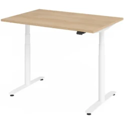 XDLR 12 W | Schreibtisch 120 x 80 elektrisch höhenverstellbar Eiche