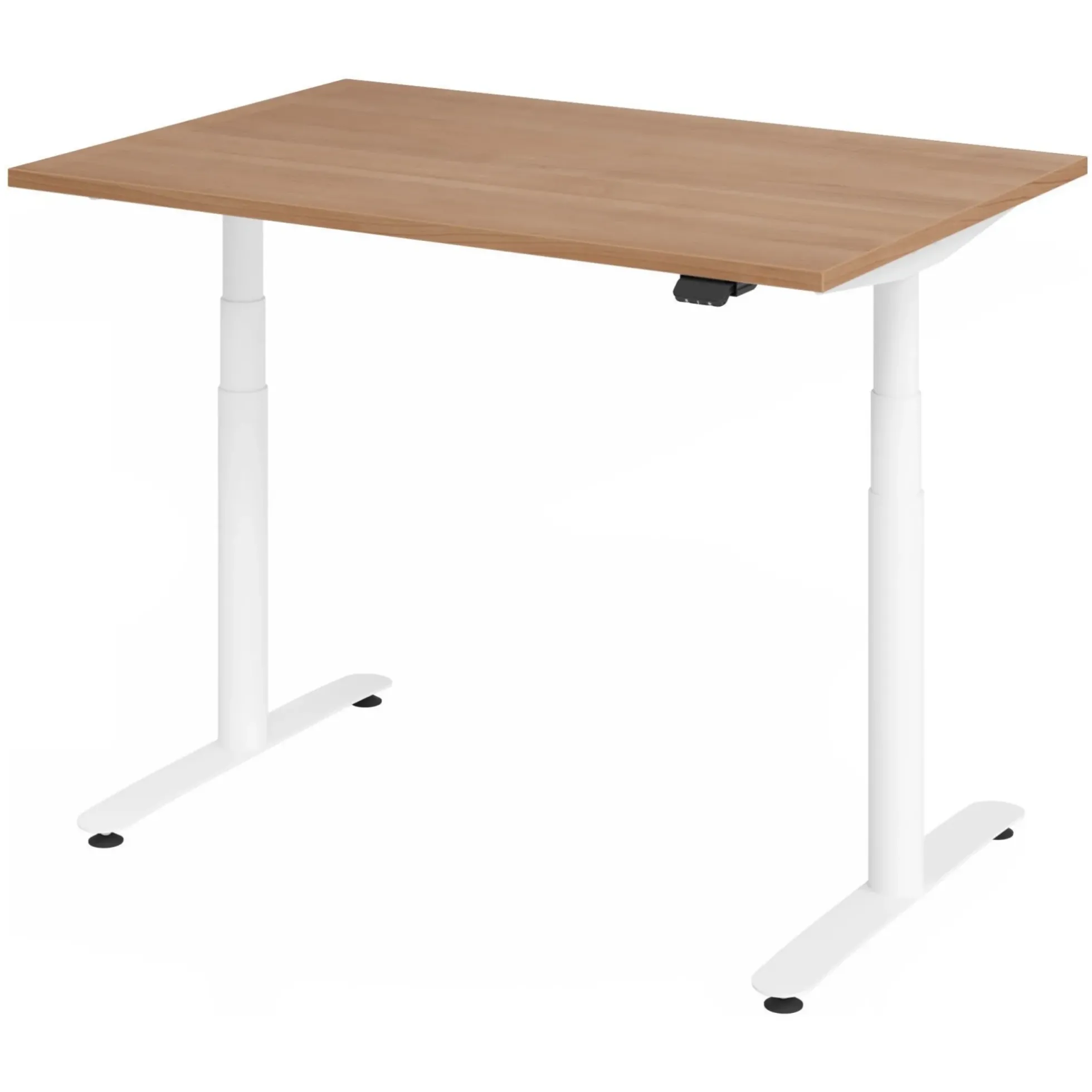 XDLR 12 W | Schreibtisch 120 x 80 elektrisch höhenverstellbar Nussbaum