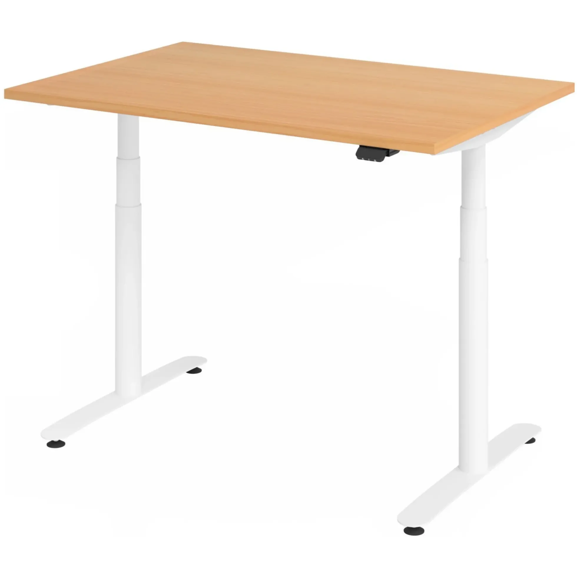 XDLR 12 W | Schreibtisch 120 x 80 elektrisch höhenverstellbar Buche