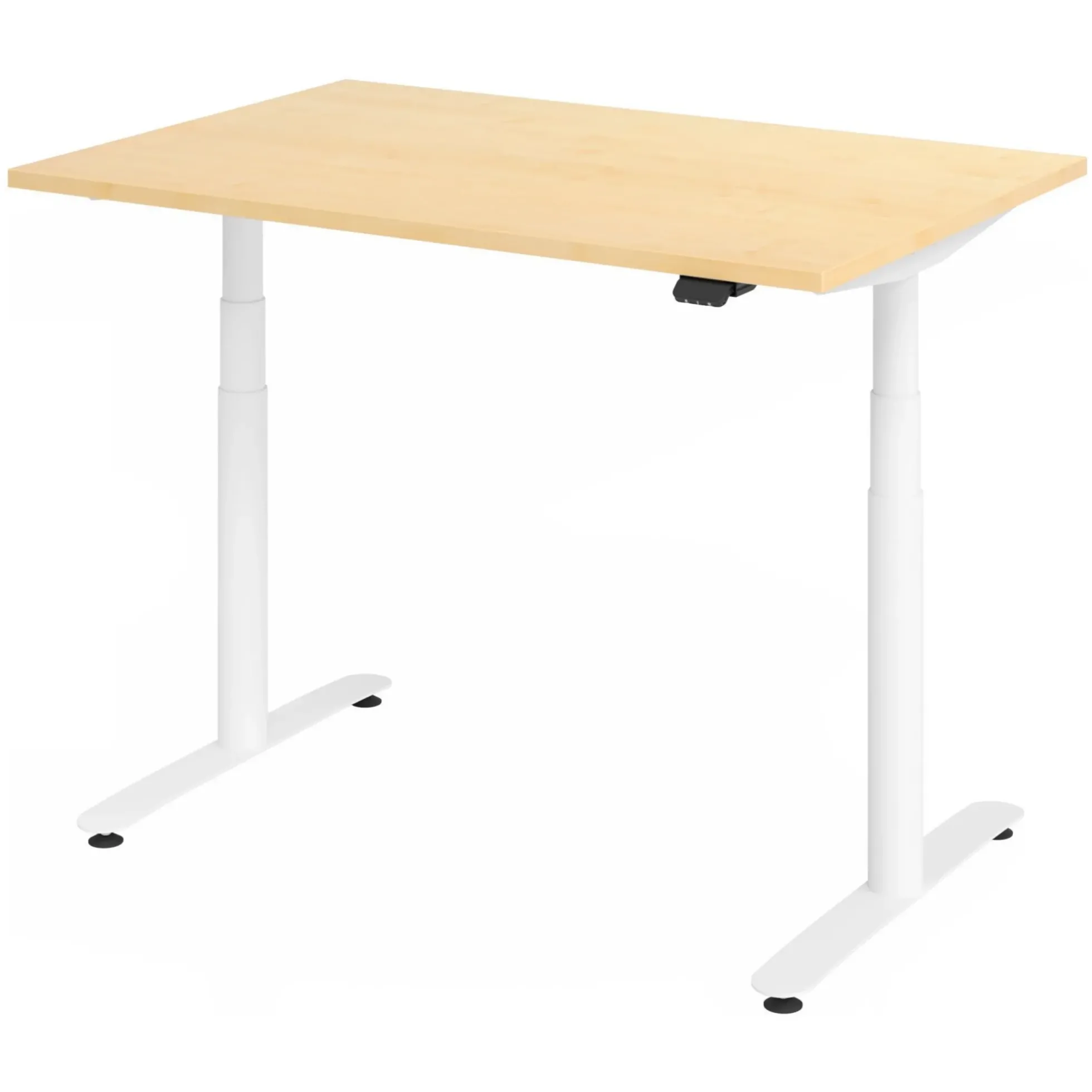 XDLR 12 W | Schreibtisch 120 x 80 elektrisch höhenverstellbar Ahorn