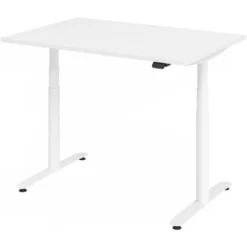 XDLR 12 W | Schreibtisch 120 x 80 elektrisch höhenverstellbar Weiß