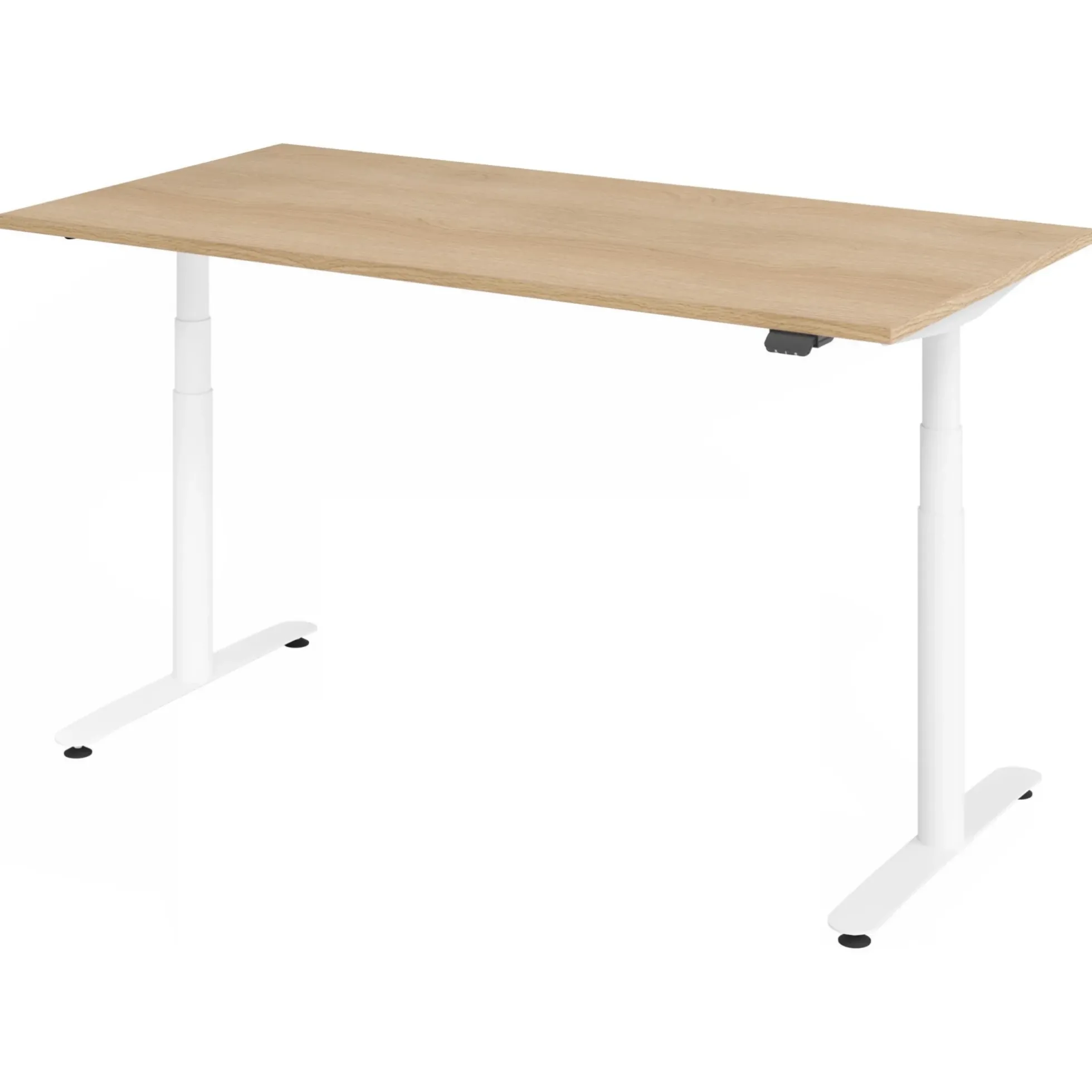 XDLR 16 W | Schreibtisch 160 x 80 elektrisch höhenverstellbar Eiche