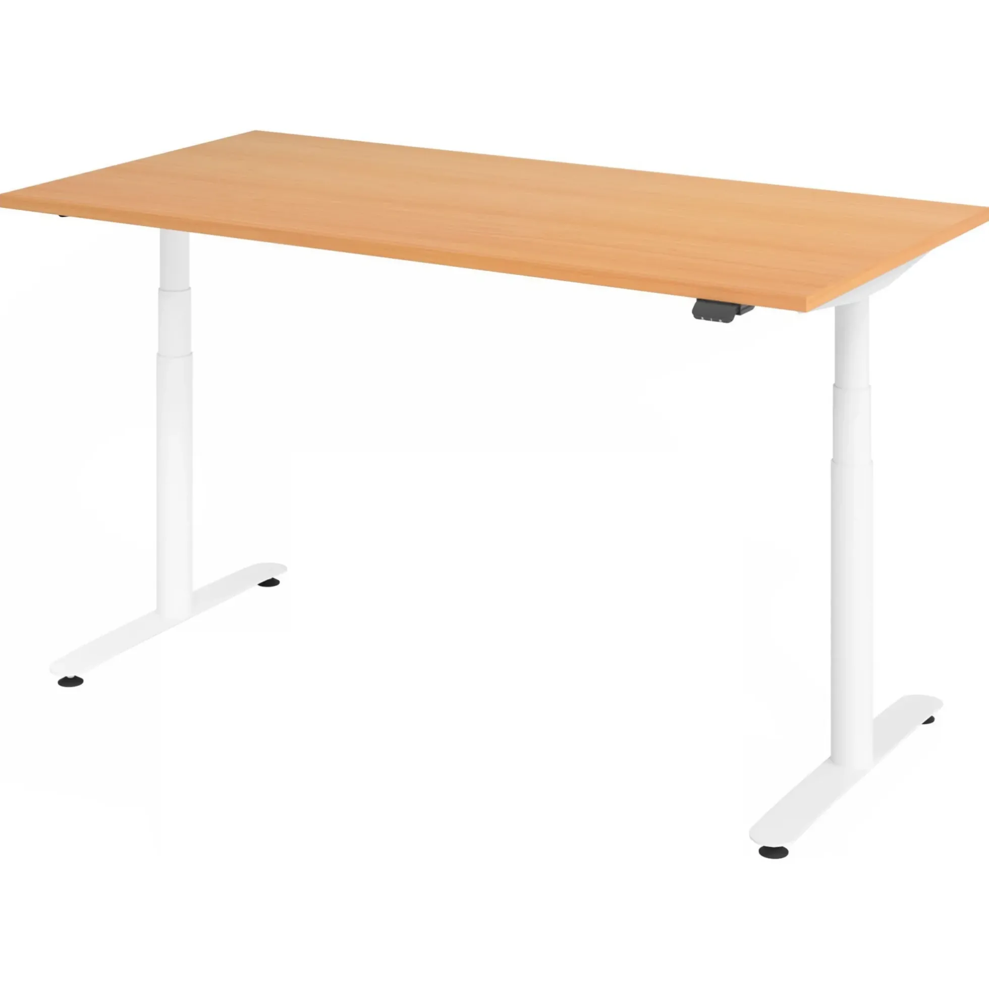 XDLR 16 W | Schreibtisch 160 x 80 elektrisch höhenverstellbar Buche