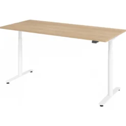 XDLR 19 W | Schreibtisch 180 x 80 elektrisch höhenverstellbar Eiche