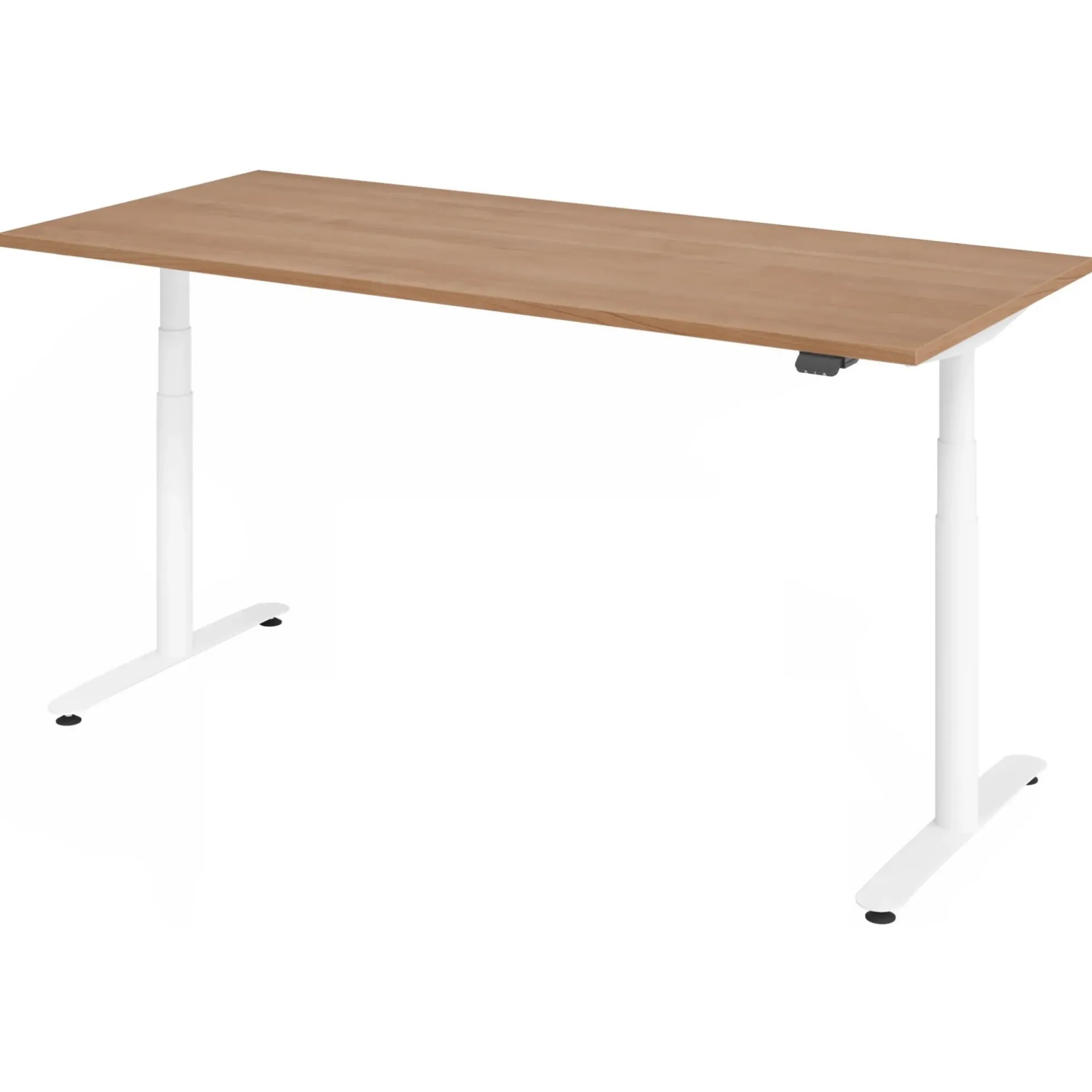XDLR 19 W | Schreibtisch 180 x 80 elektrisch höhenverstellbar Nussbaum