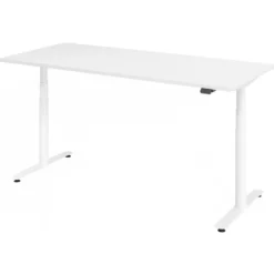 XDLR 19 W | Schreibtisch 180 x 80 elektrisch höhenverstellbar Weiß