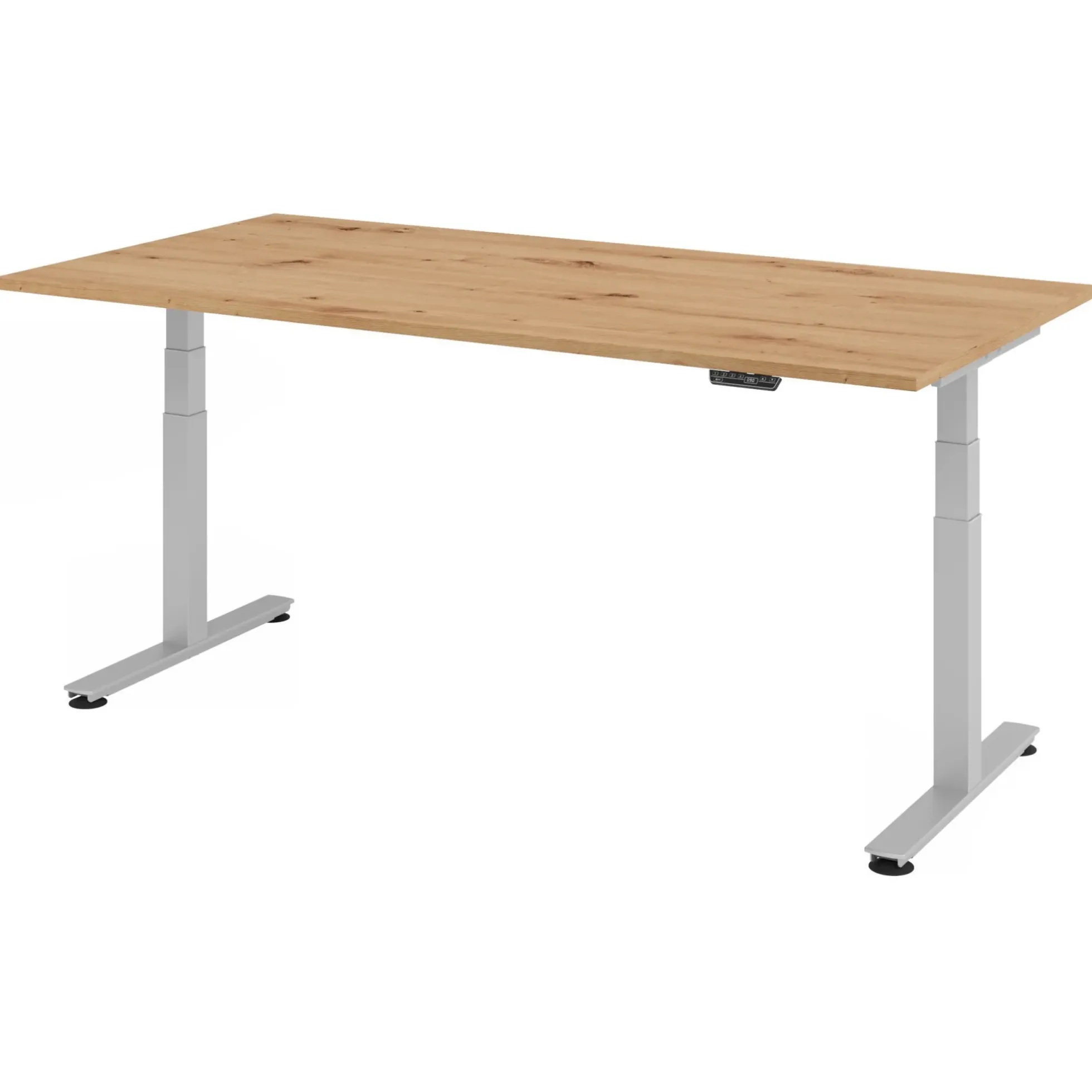 XDSM 2E S | Schreibtisch 200 x 100 elektrisch höhenverstellbar Asteiche