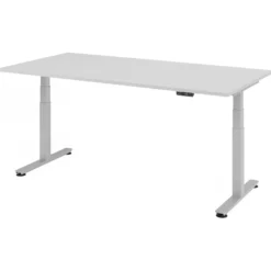 XDSM 2E S | Schreibtisch 200 x 100 elektrisch höhenverstellbar Grau