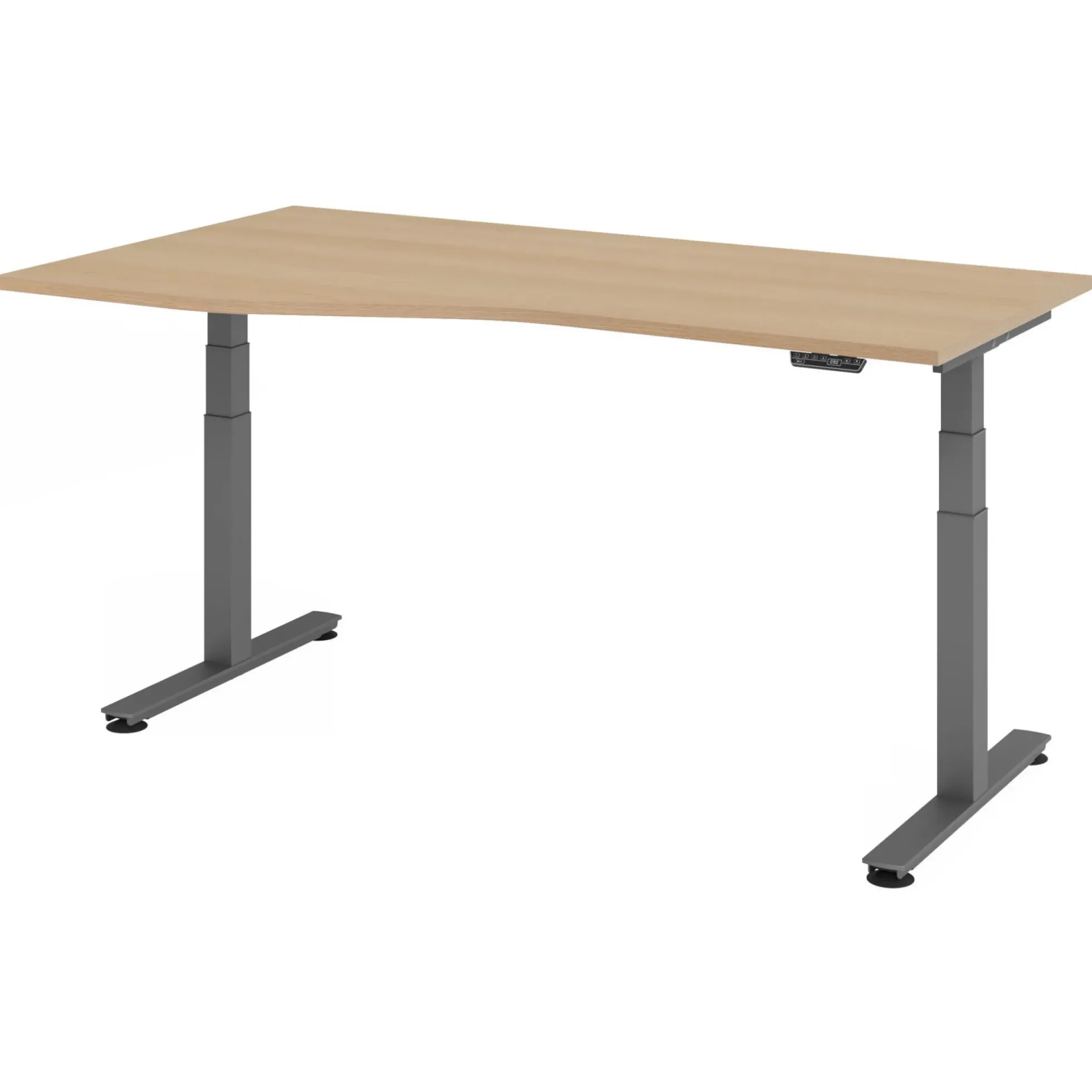 XDSM 18 G | Schreibtisch 180 x 100 elektrisch höhenverstellbar Eiche