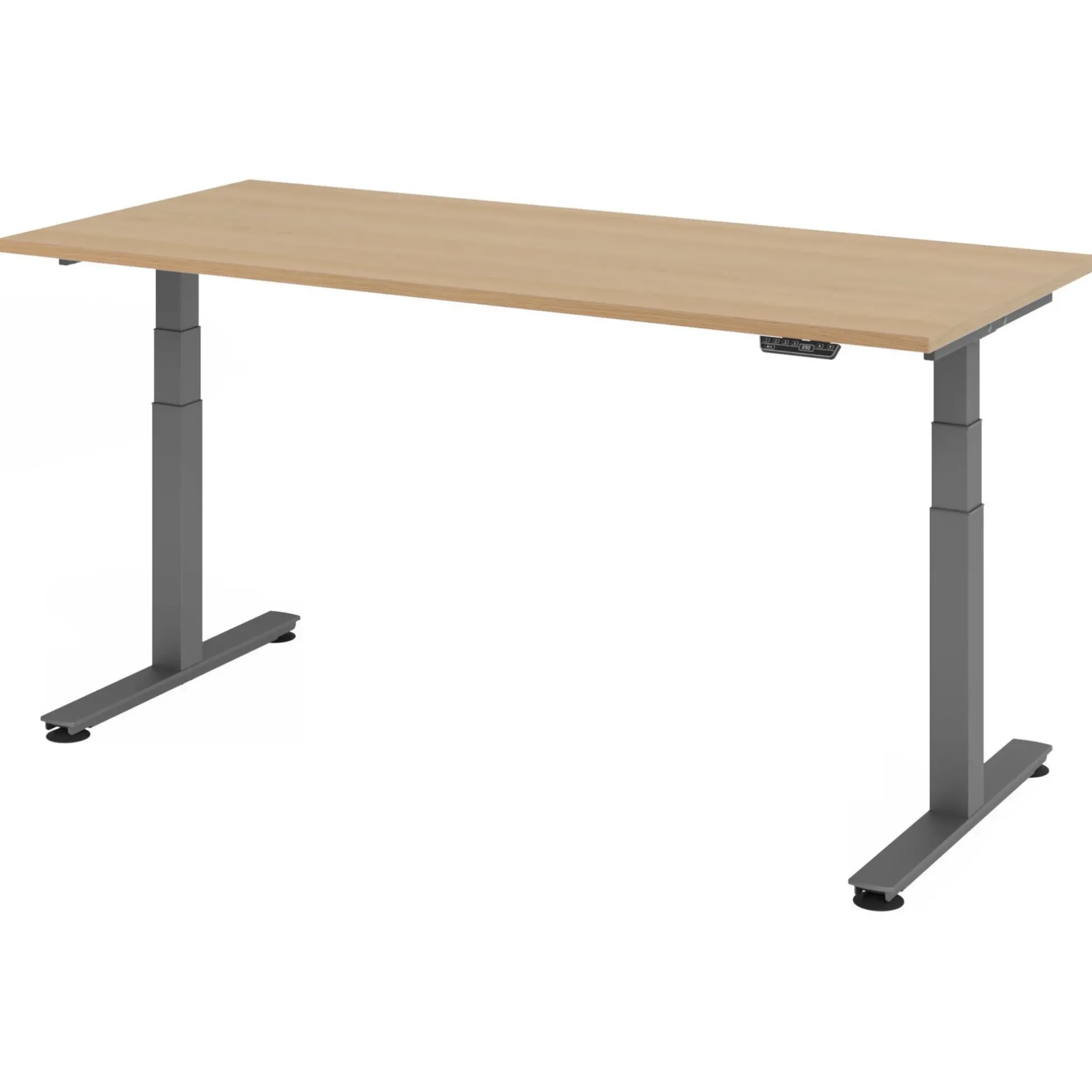 XDSM 19 G | Schreibtisch 180 x 80 elektrisch höhenverstellbar Eiche