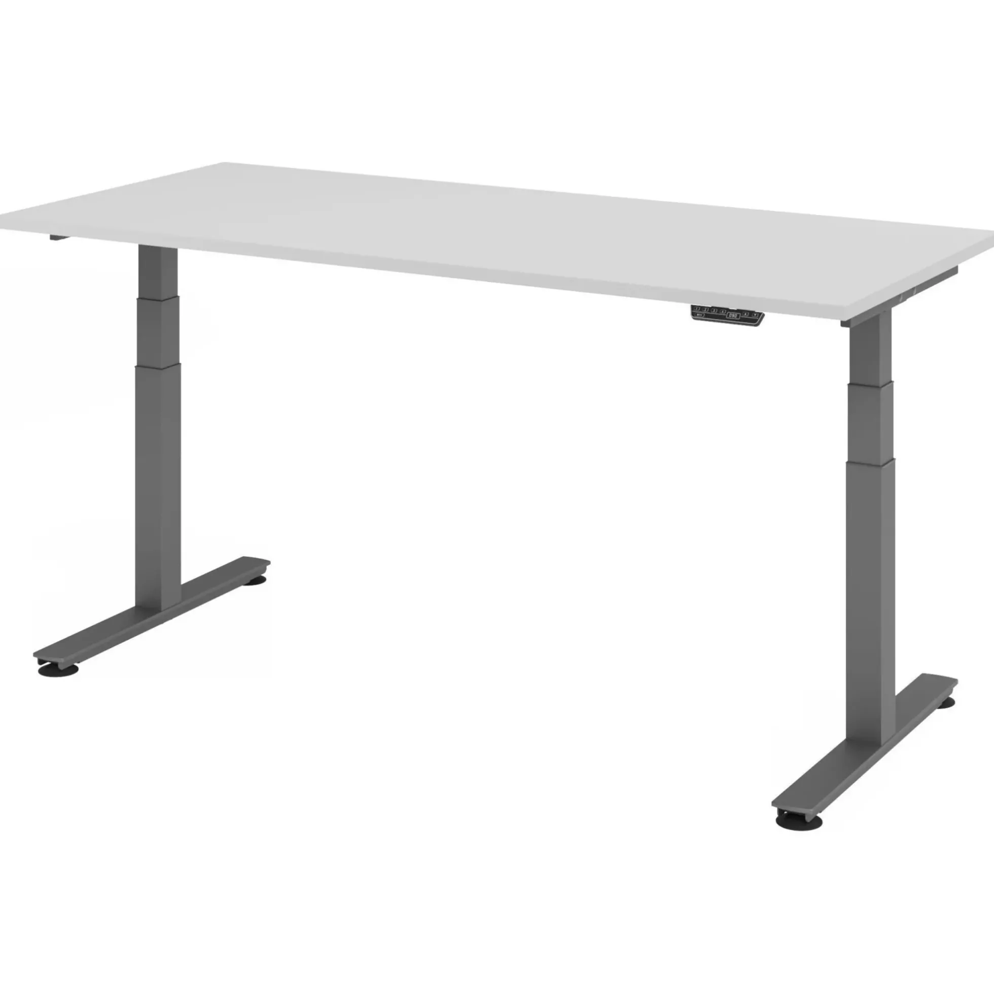 XDSM 19 G | Schreibtisch 180 x 80 elektrisch höhenverstellbar Grau