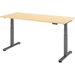 XDSM 19 G | Schreibtisch 180 x 80 elektrisch höhenverstellbar Ahorn
