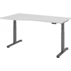 XDSM 18 G | Schreibtisch 180 x 100 elektrisch höhenverstellbar Grau