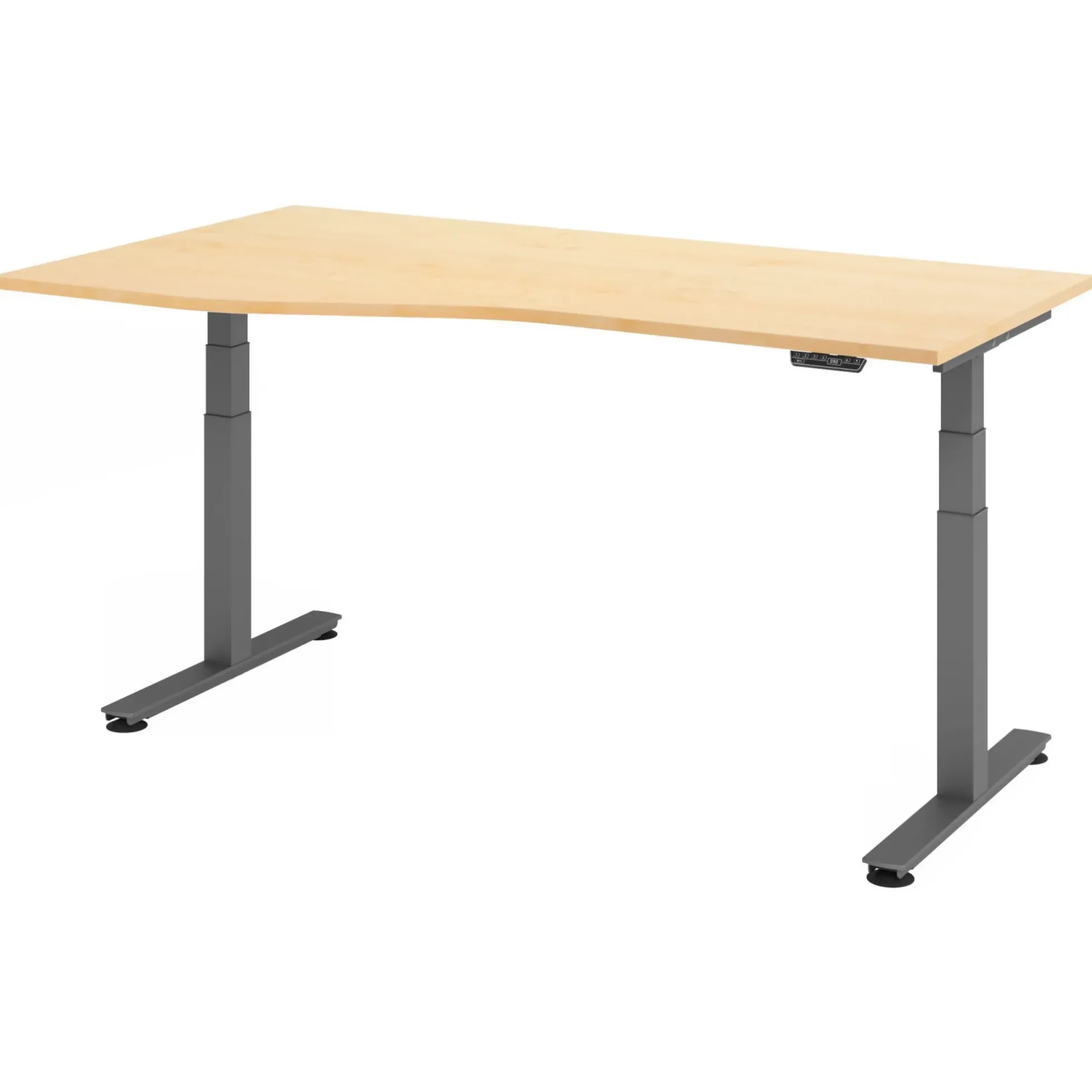 XDSM 18 G | Schreibtisch 180 x 100 elektrisch höhenverstellbar Ahorn
