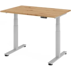 XDSM 12 S | Schreibtisch 120 x 80 elektrisch höhenverstellbar Asteiche