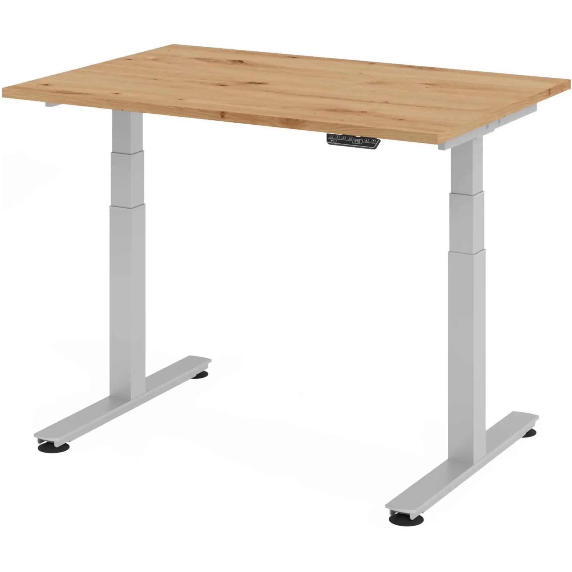 XDSM 12 S | Schreibtisch 120 x 80 elektrisch höhenverstellbar Asteiche