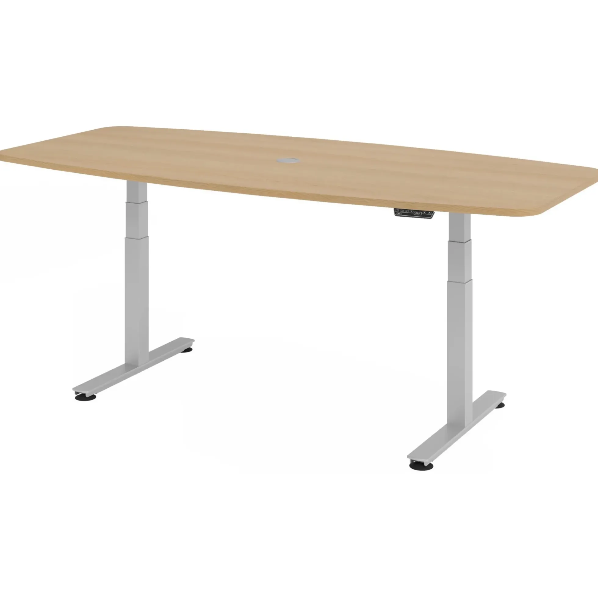 XDSM 22 S | Schreibtisch 220 x 103 elektrisch höhenverstellbar Eiche